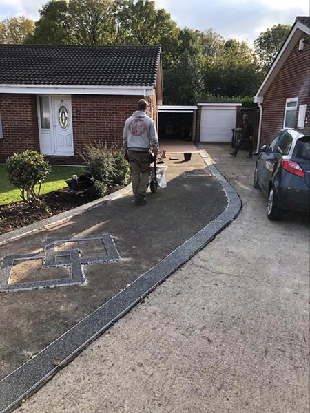 Resin Bound Driveways project completed by Coastal Property Solutions in East Cleveland
