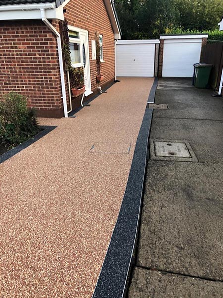 Resin Bound Driveways project completed by Coastal Property Solutions in East Cleveland