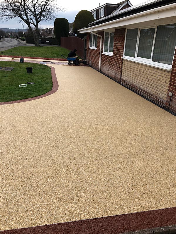 Resin Bound Driveways project completed by Coastal Property Solutions in East Cleveland