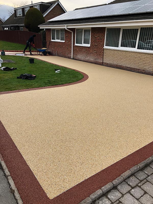 Resin Bound Driveways project completed by Coastal Property Solutions in East Cleveland