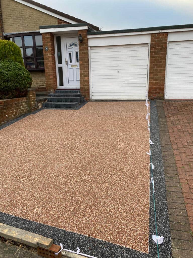 Resin Bound Driveways project completed by Coastal Property Solutions in East Cleveland