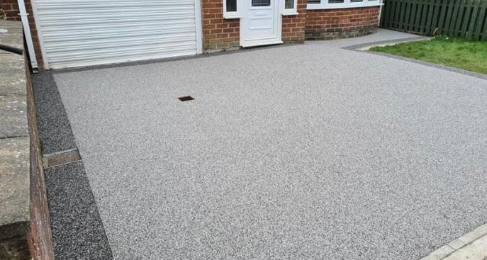 Resin Bound Driveways project completed by Coastal Property Solutions in East Cleveland