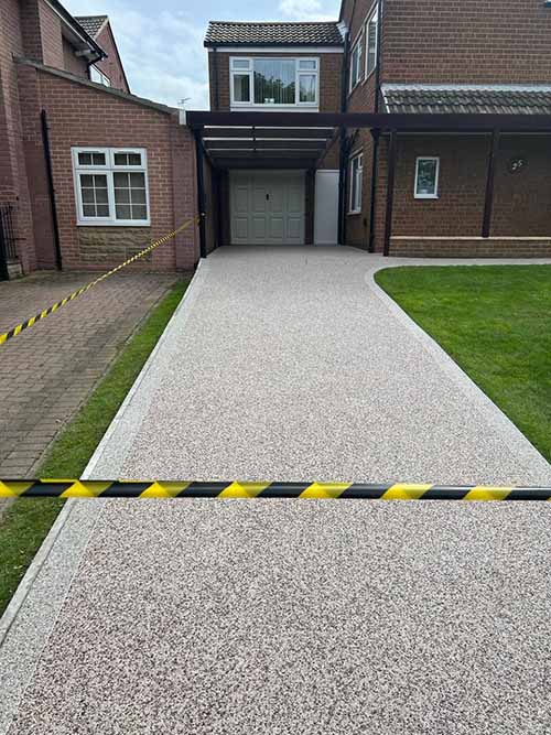 Resin Bound Driveways project completed by Coastal Property Solutions in East Cleveland
