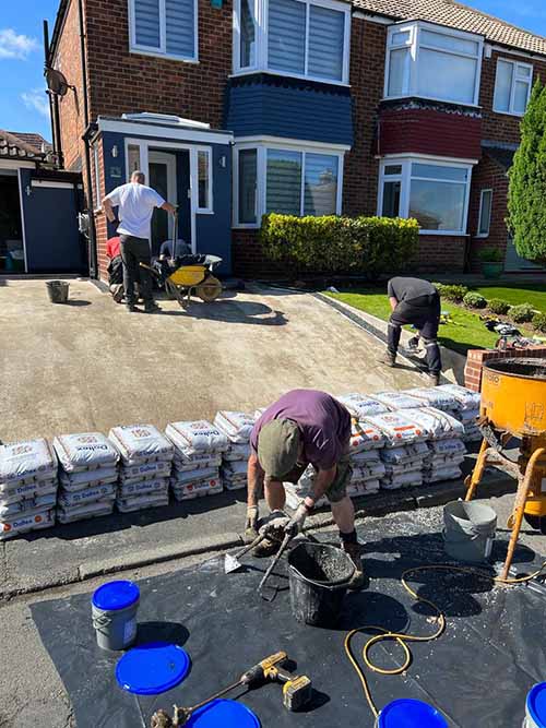 Resin Bound Driveways project completed by Coastal Property Solutions in East Cleveland