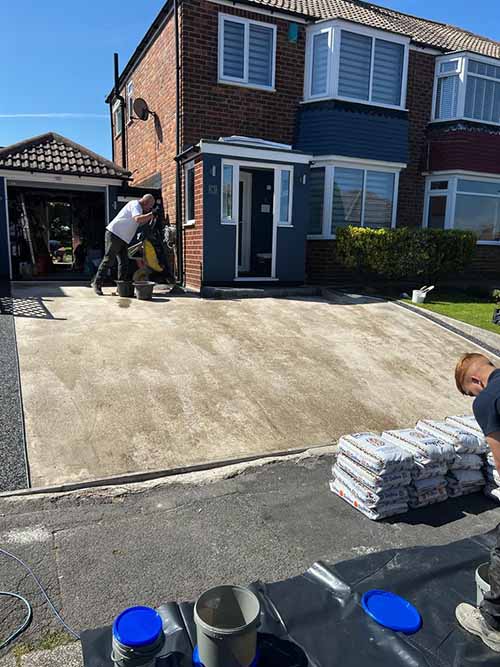 Resin Bound Driveways project completed by Coastal Property Solutions in East Cleveland