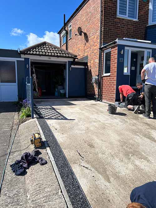 Resin Bound Driveways project completed by Coastal Property Solutions in East Cleveland