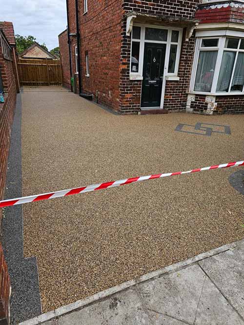 Resin Bound Driveways project completed by Coastal Property Solutions in East Cleveland