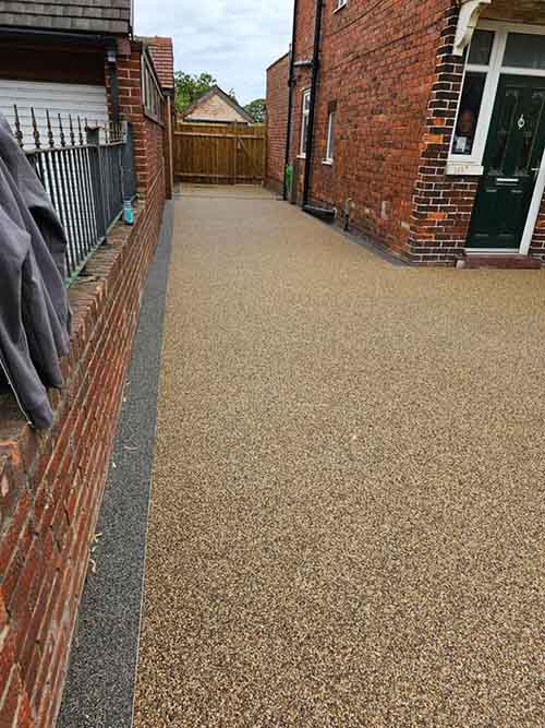 Resin Bound Driveways project completed by Coastal Property Solutions in East Cleveland