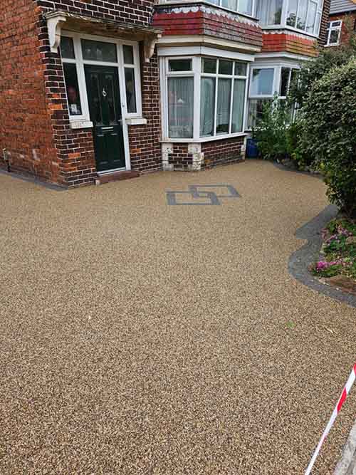 Resin Bound Driveways project completed by Coastal Property Solutions in East Cleveland