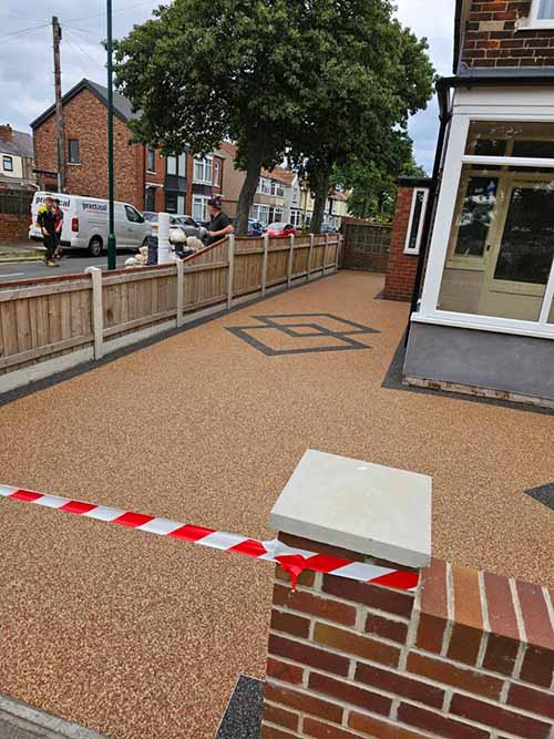 Resin Bound Driveways project completed by Coastal Property Solutions in East Cleveland