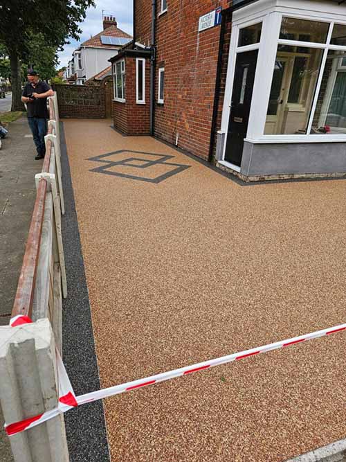 Resin Bound Driveways project completed by Coastal Property Solutions in East Cleveland